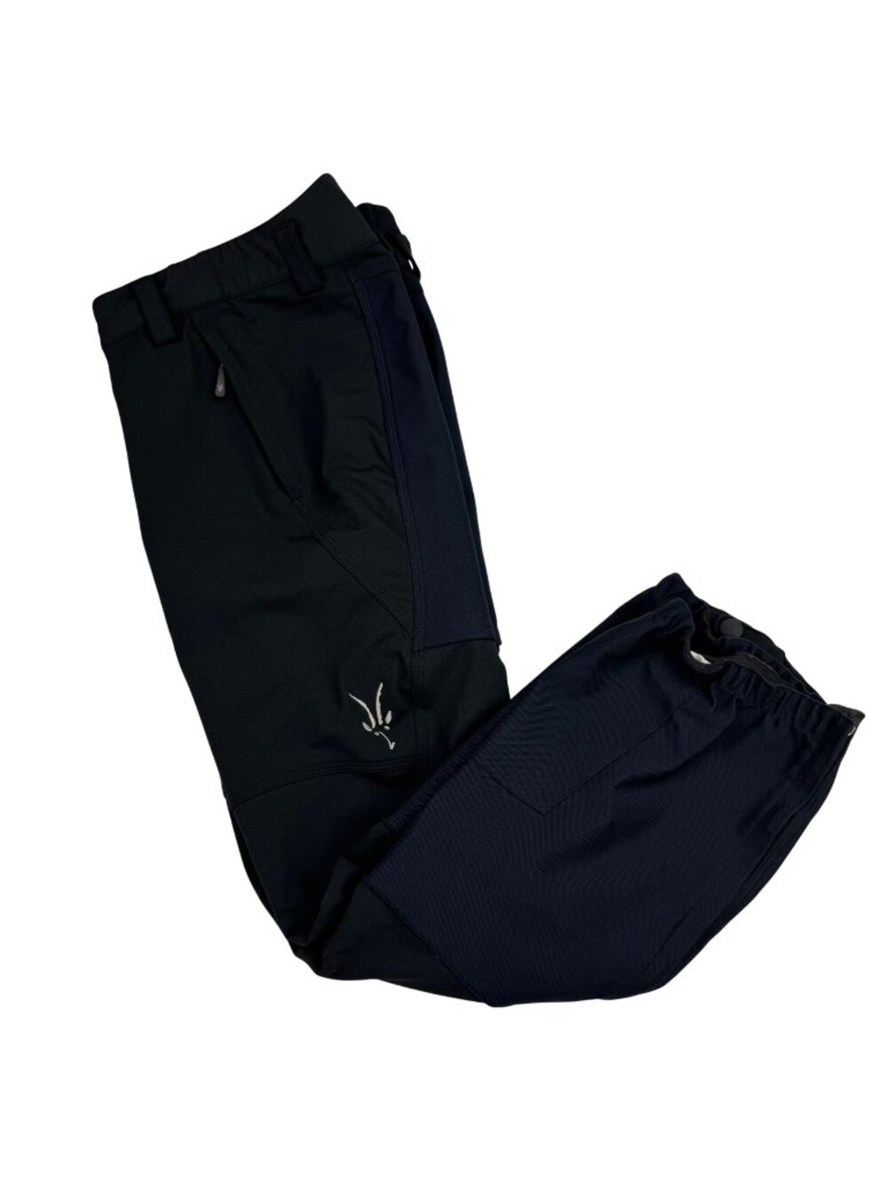 IBEX Climawool Softshell Black/Navy Outdoors Snow Ski Pants Men's Size Small